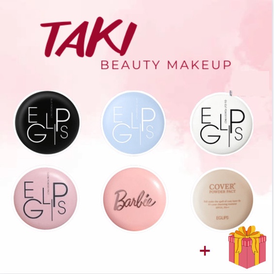 Phấn Phủ Siêu Mịn, Giúp Che Phủ Lỗ Chân Lông Và Khuyết Điểm Eglips - About Tone Blur Powder Pact