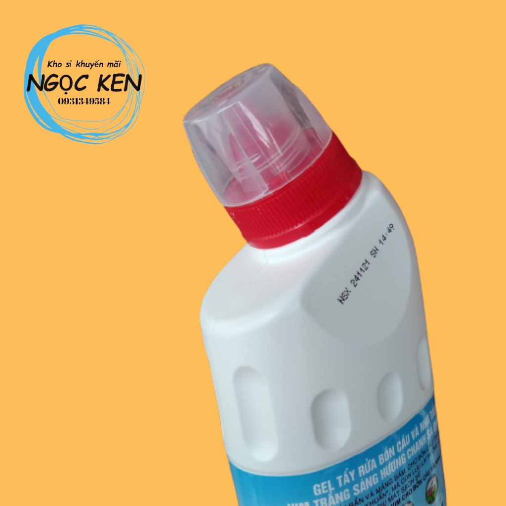 Nước tẩy bồn cầu Vim duyệt khuẩn hương chanh sả chai 450ml – Ngọc Ken Shop
