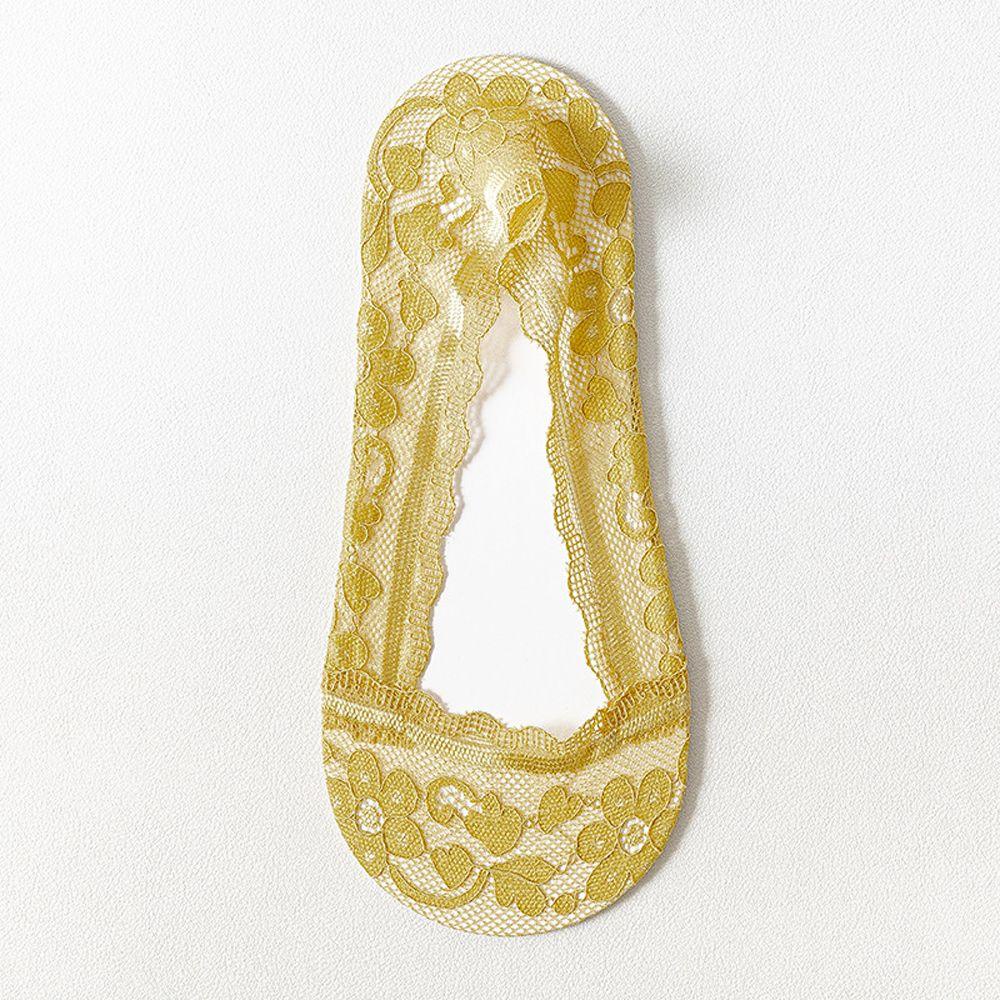 Vớ Thuyền Thoáng Khí Thoải Mái Không Trượt Họa Tiết Hoa Harajuku Cổ Điển Cho Nữ