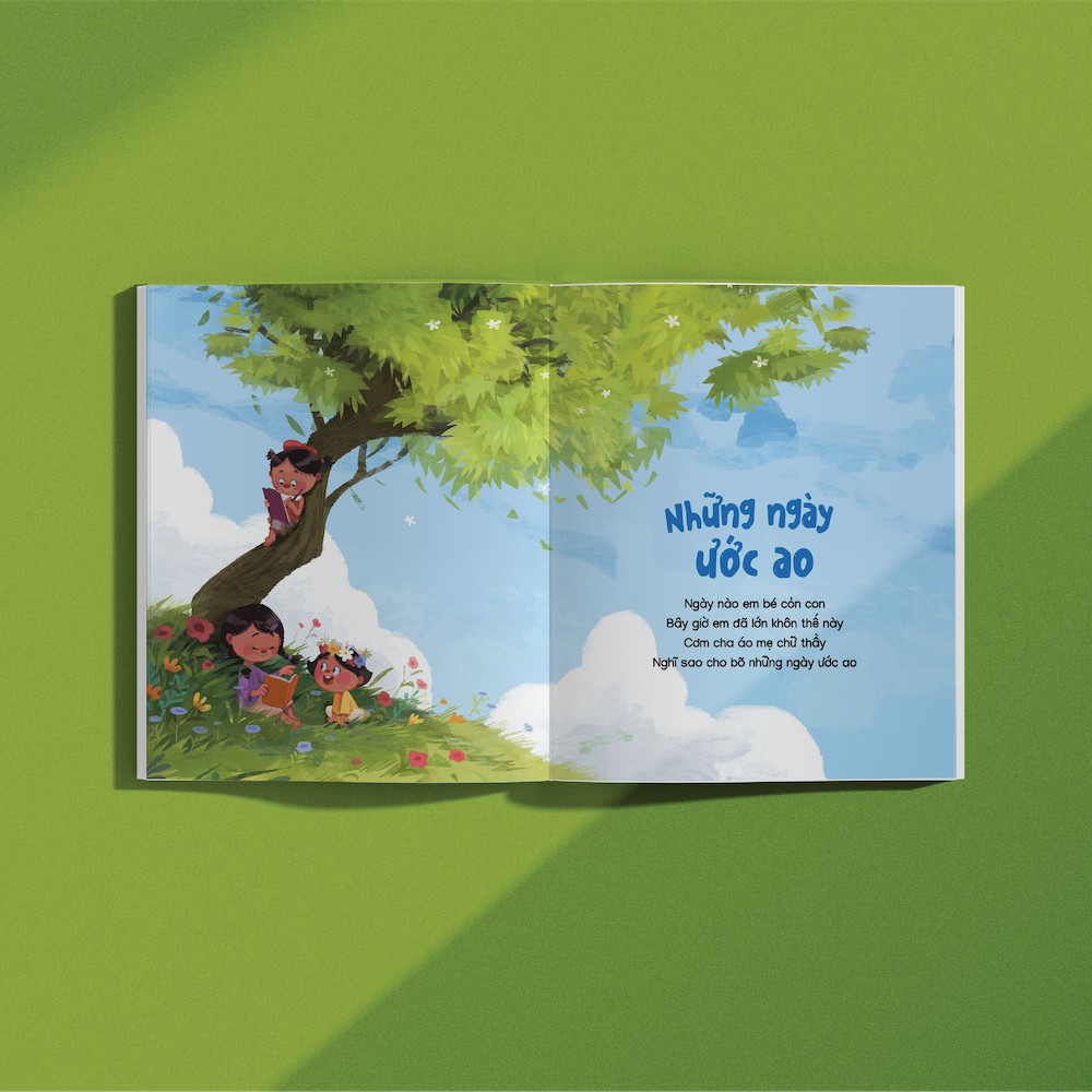 Sách - Thơ tập nói ca dao Ngày nào em bé cỏn con - Crabit Kidbooks