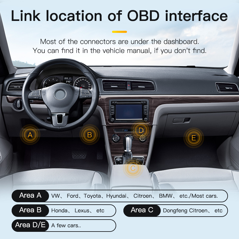 Bộ Dụng Cụ Chẩn Đoán KUULAA OBD KL-DW005 Cho Xe Hơi