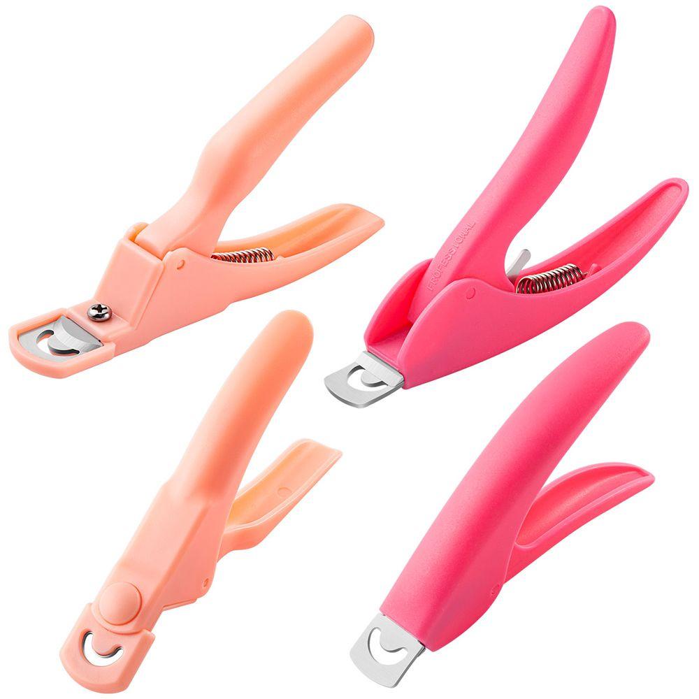 Kềm Cắt Móng Tay Giả Cạnh Tròn Bằng Nhựa