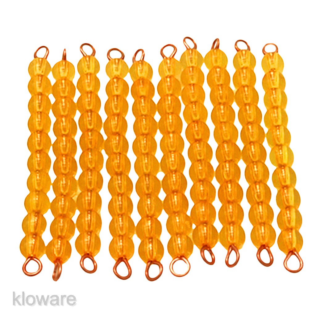 [Kloware] Bộ 10 Đồ Chơi Đếm Từ 1-100 Hạt Dùng Làm Quà Giáng Sinh