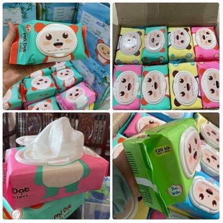 KHĂN GIẤY ƯỚT PHÚ ĐẠT 120 tờ