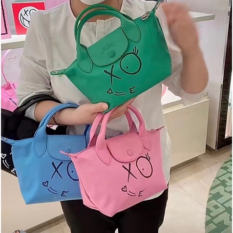 Phong Cách Mới❤️‍Túi Đeo Chéo mini jiaozi 1500 Họa Tiết graffiti Độc Đáo Thời Trang Cho Nữ