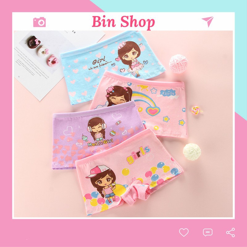 Quần chip bé gái BínShop Quần lót bé gái xinh xắn