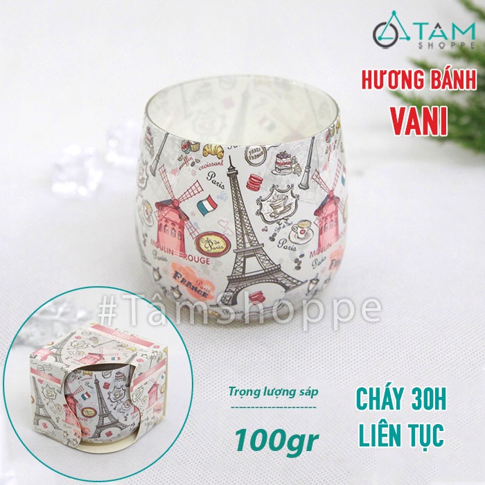 Ly nến thơm thiên nhiên hoa trái nhiệt đới NT-08