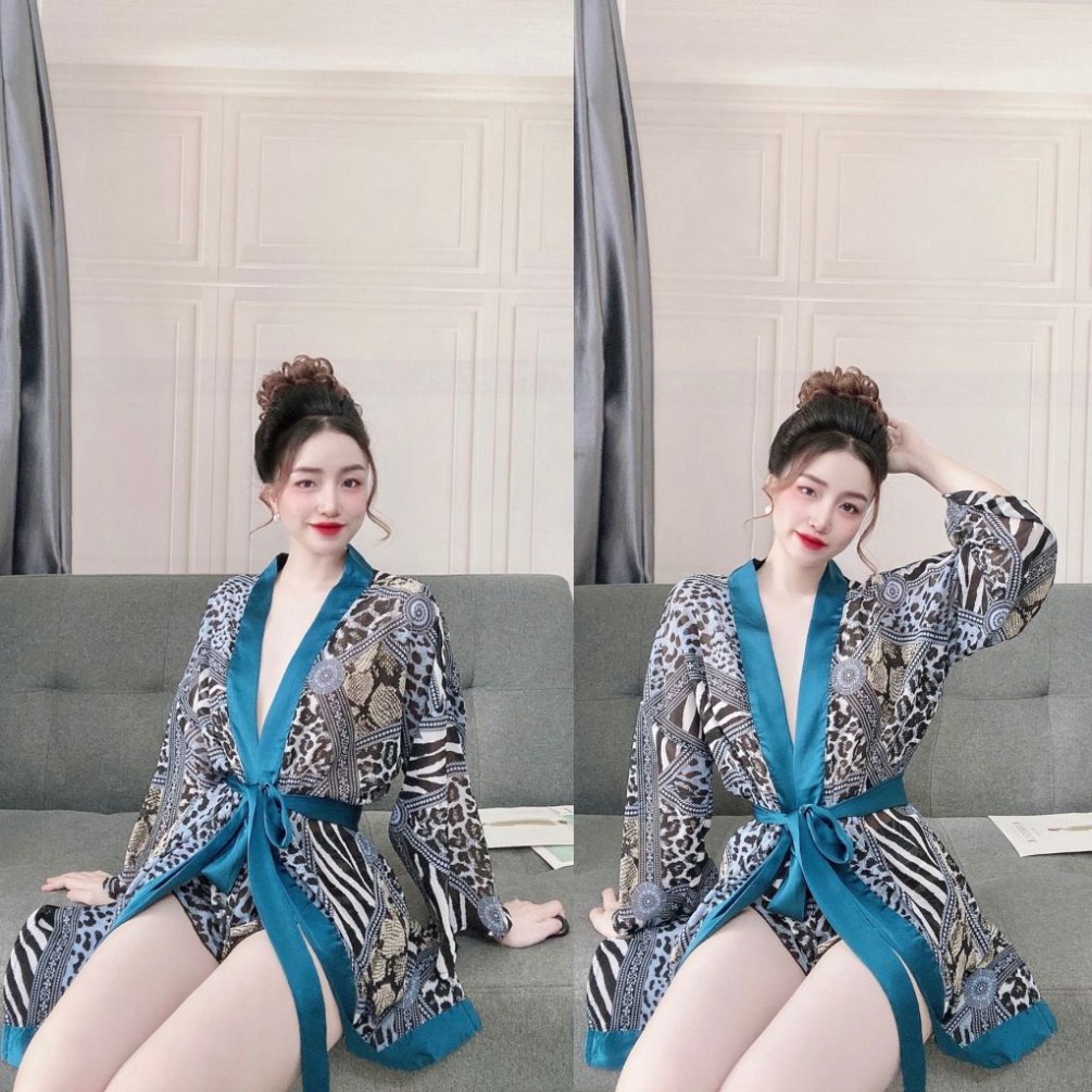 Váy ngủ áo choàng ❣️FREE SHIP❣️ Đầm ngủ sexy lụa Chiffon Chất Siêu Mát Dáng Siêu Xinh <70kg | BigBuy360 - bigbuy360.vn