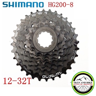 Líp thả xe đạp 8 tầng Shimano CS-HG200-8 12-32T