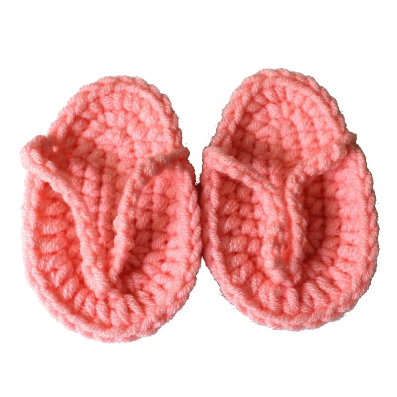 Dép Xỏ Ngón Đan Móc Mini Dùng Làm Đạo Cụ Chụp Ảnh Cho Bé Sơ Sinh