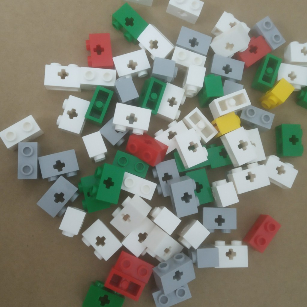 Đồ Chơi Chính Hãng Technic, Brick 1 x 2 with Axle Hole