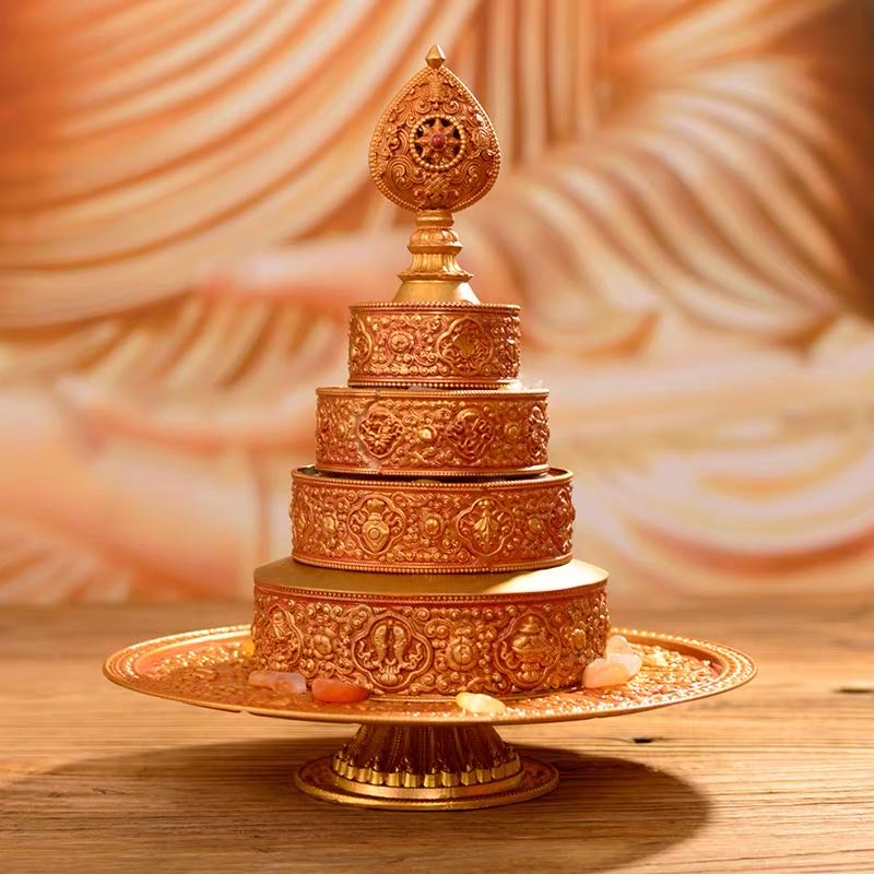 [PHÁP BẢO MINH CHÂU] Mandala ĐỒNG ĐÀI LOAN 4.5&quot; (KHÔNG KÈM ĐÁ) | LUÂN VIÊN CỤ TÚC