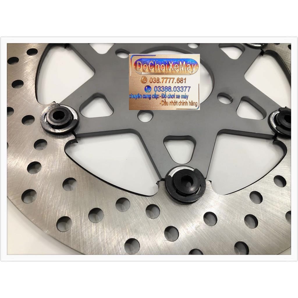 Đĩa thắng kingdrag 245mm mẫu ngôi sao lòng nhôm . DoChoiXeMay