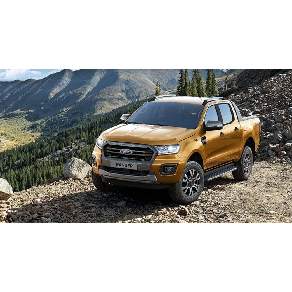 Ốp Viền Đèn Gầm Trước xe Ford Ranger 2019-2021 Wildtrack - 1 bộ 2 chiếc