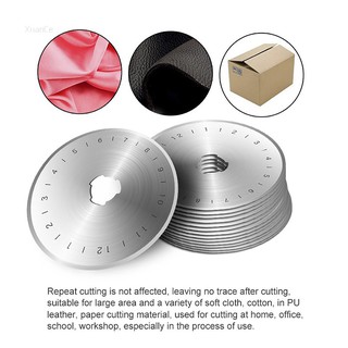 Set 10 Lưỡi Cắt Dạng Xoay 45mm Bằng Thép Vonfram Dành Cho Máy May