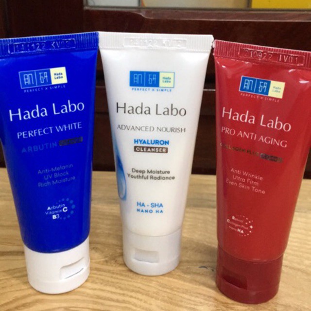 HÀNG DÙNG THỬ-Sữa rửa mặt Hada Labo 20g/25g( xanh-đỏ-trắng) | BigBuy360 - bigbuy360.vn