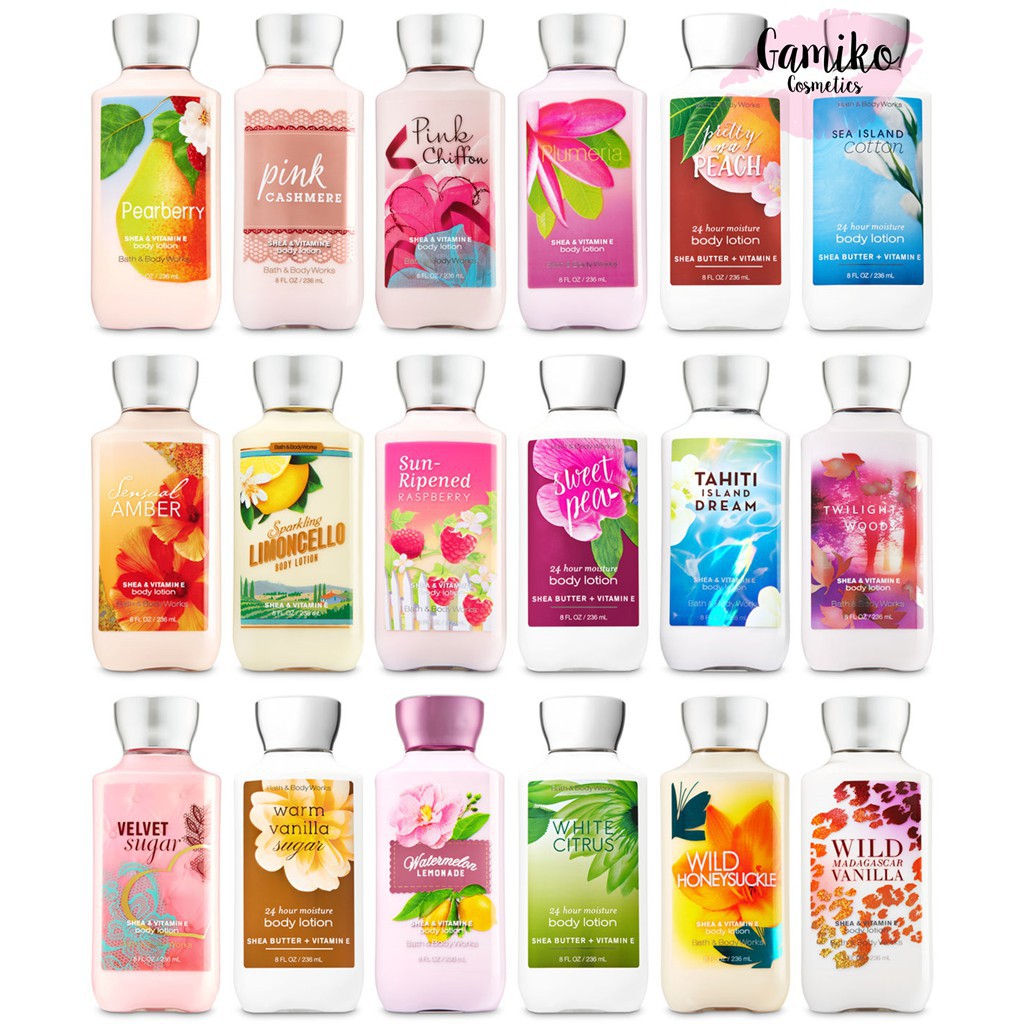 { Bill Mỹ ] Dưỡng thể lotion dòng bath & body works Bbw 236ml