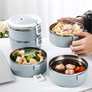 Cạp lồng / cà mèn 4 tầng lúa mạch cách nhiệt 3 lớp cao cấp