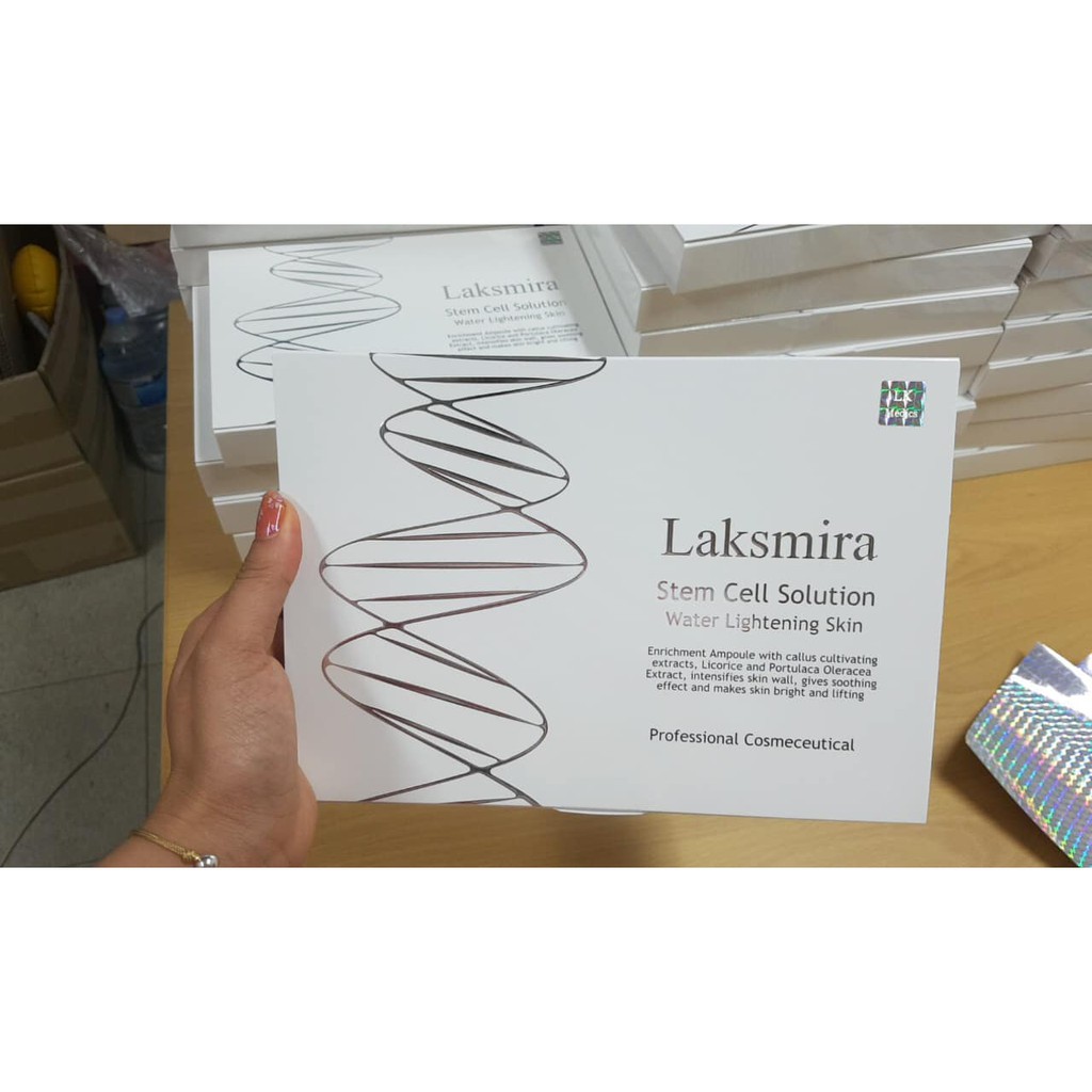 Đủ bill, Tách Lẻ 2 ống tế bào gốc Laksmira se khít lỗ chân lông, làm trắng đều màu da mẫu mới nhất