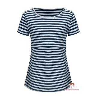 ❤Xzq-quần áo bà bầu thời trang cho bà bầu cho con bú Áo thun cho con bú