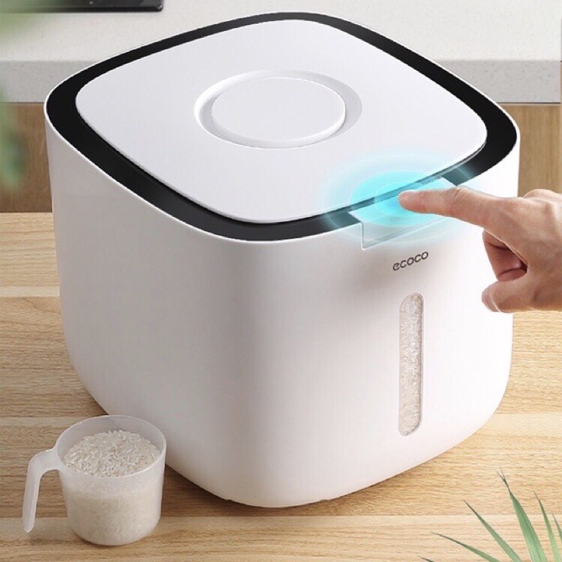 THÙNG ĐỰNG GẠO, THỰC PHẨM KHÔ 10KG 5KG CHỐNG MỐI MỌT ECOCO