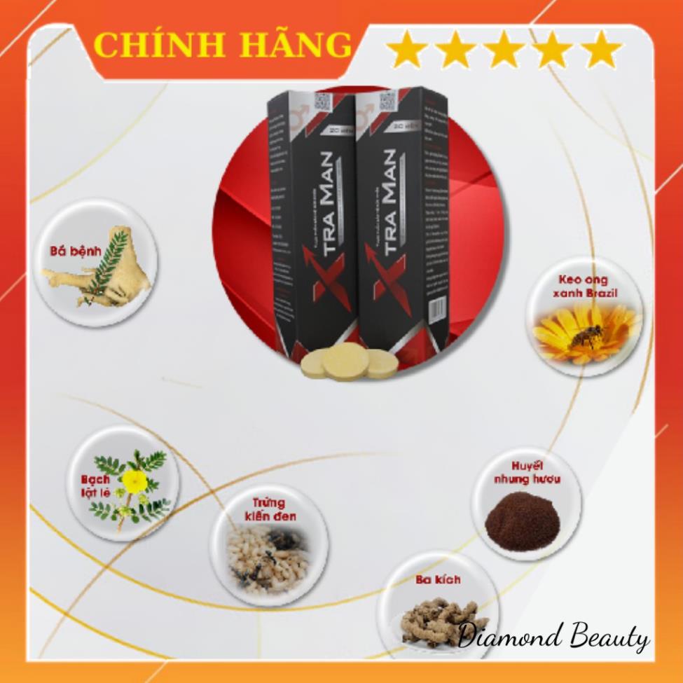 XTRAMAN - VIÊN SỦI TĂNG CƯỜNG SINH LÝ NAM, GIẢM XUẤT TINH SỚM, CẢI THIỆN YẾU SINH LÝ