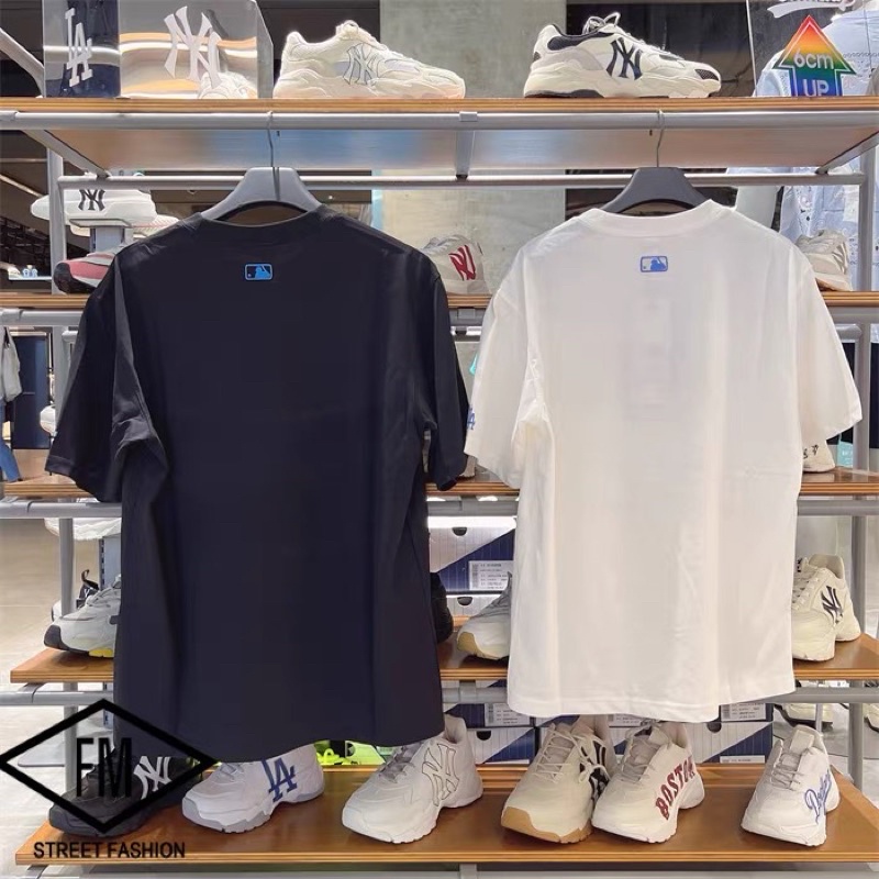 Áo thun tay lỡ form rộng nam nữ mlb chất thun cotton 4c mẫu mới siêu xinh