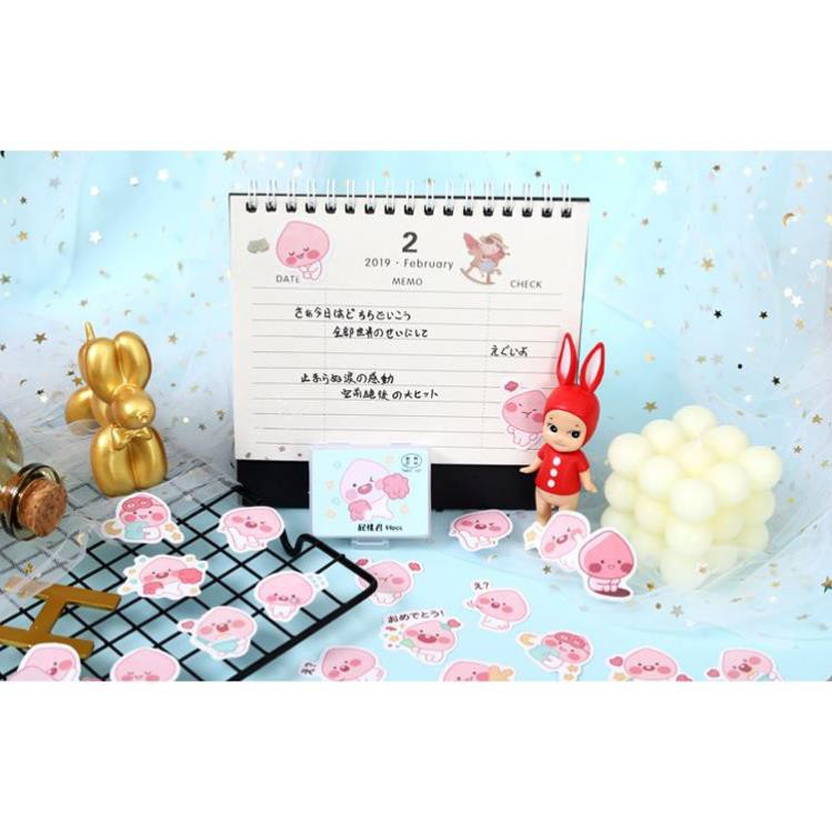 Bộ 46 Sticker Icon Dễ Thương Hàn Quốc dán trang trí E42