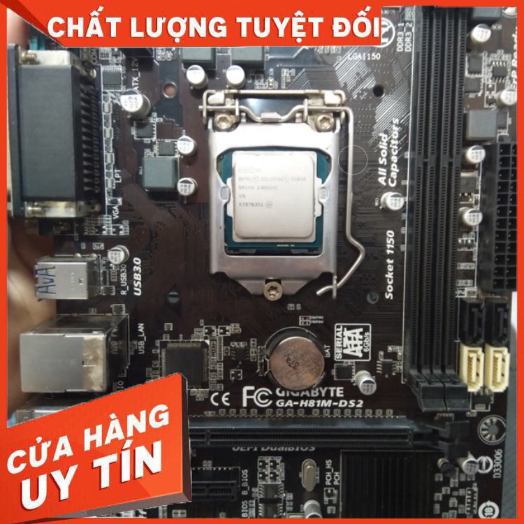 [ Free ship ] Combo main H81 + Cpu G3220+ Ram 4gb [ CAM KẾT CHƯA SỬA CHỮA]