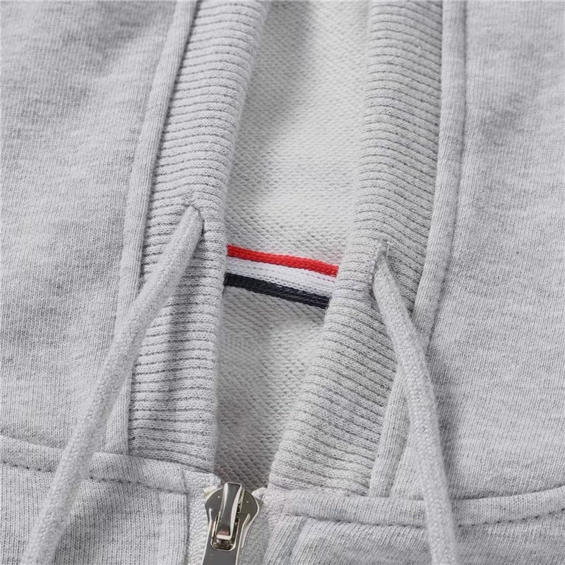 Áo khoác Thom khoá kéo kẻ sọc hàng cao cấp