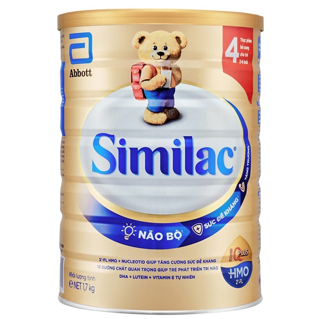 Sữa bột Similac 4 ( 2-6 tuổi ) - lon 1700gr