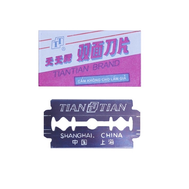 Hộp 200 dao tem, lưỡi lam hộp hồng chính hãng Tian Tian Brand sắc nhọn, giá rẻ