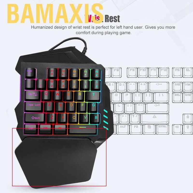 Bàn Phím Cơ Gaming Bamaxis (Up Sang 40%) Hxsj 35 Phím