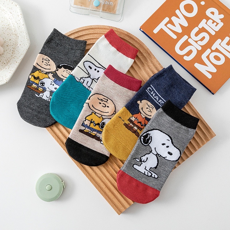 Vớ Tất Cổ Ngắn SNOOPY dành cho cả nam và nữ, hàng loại 1 chuẩn xịn bao đổi trả MRSOCKS - VN045