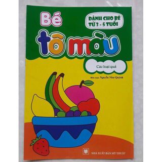Set 10 quyển vở tập tô cho bé(10 chủ đề)