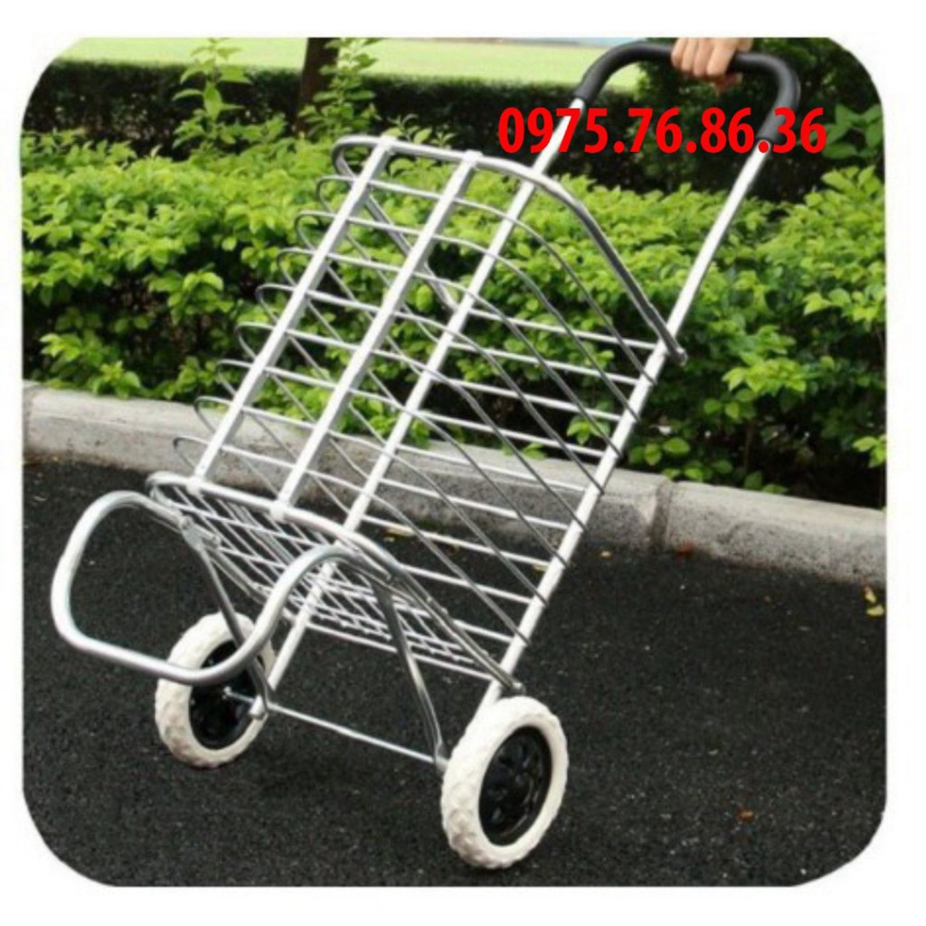 Xe Đi Chợ NinDa - Inox Cao Cấp