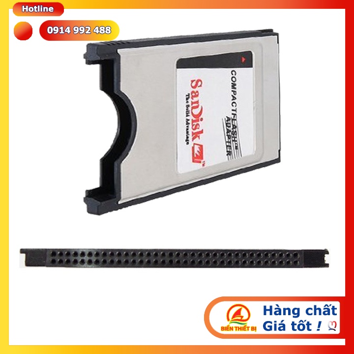 Adapter PCMCIA Sandisk chuyển đổi thẻ nhớ CF sang PCMCIA máy CNC, thiết bị điều khiển xe hơi