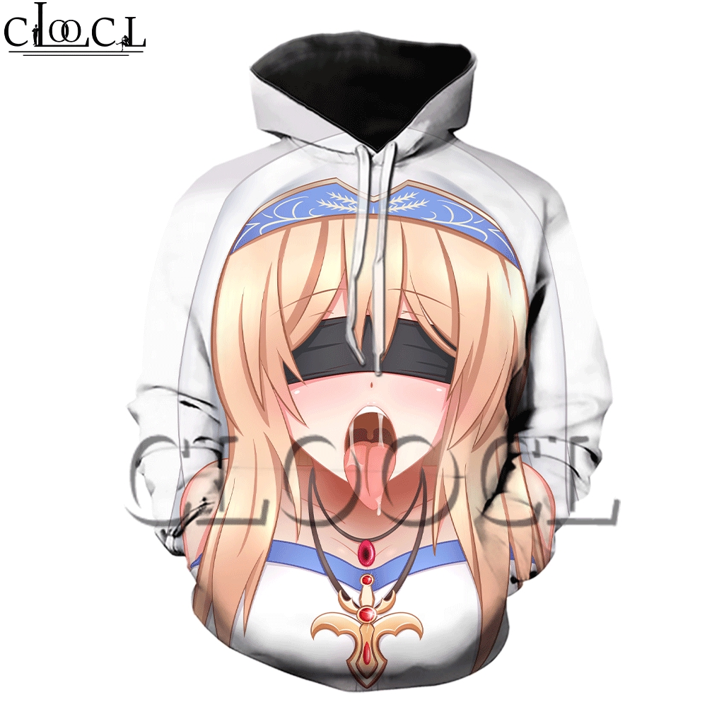 CLOOCL Ahegao Hentai Anime Cosplay 3D Casual Hoodie | BigBuy360 - bigbuy360.vn