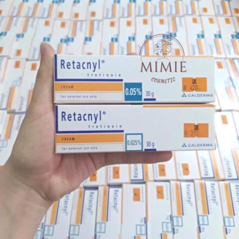 Retacnyl Tretinoin Cream Kem Hỗ Trợ Giảm Mụn, Chống Lão Hóa, Trẻ Hóa Da 0,025%, 0,05% - Galdema Chính Hãng Pháp