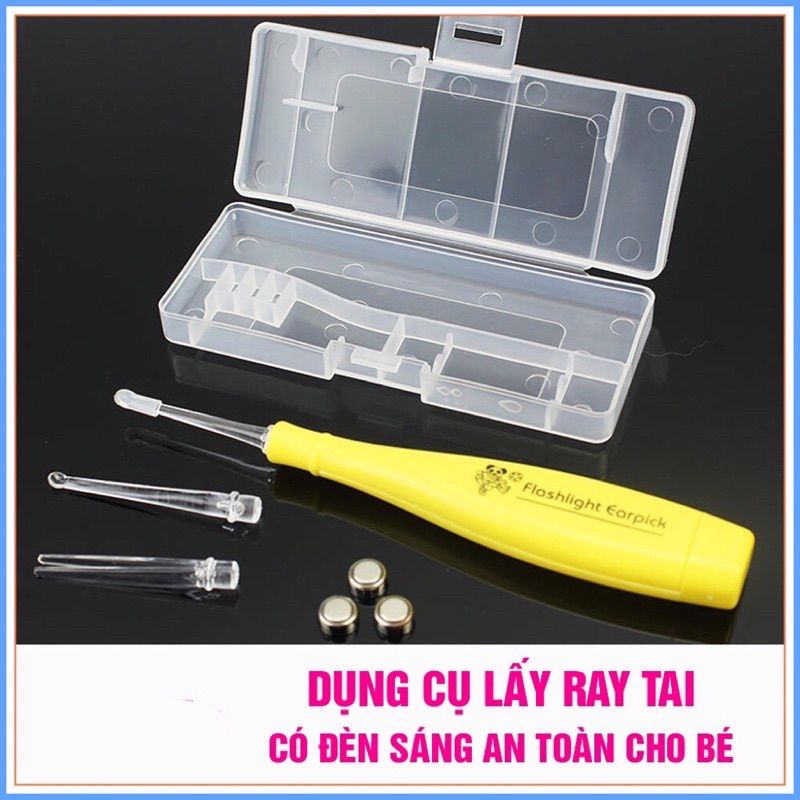 Đèn lấy ráy tai cho bé có hộp