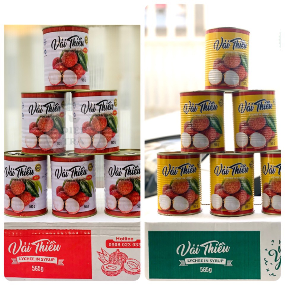 [Mã 77FMCGSALE1 giảm 10% đơn 250K] Vải thiều ngâm đường 565gr