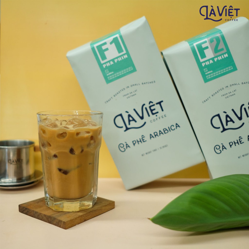 Cà Phê Bột LÀ VIỆT Pha Phin F1 100% Arabica 1kg Vị Hài Hòa