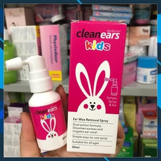 Xịt Tan Ráy Tai Cho Bé Cleanears Kids 30ml