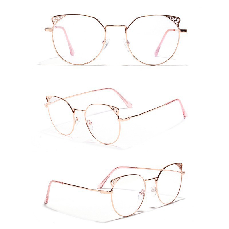 Kính mắt mèo gọng kim loại tròn thời trang gentle monster | BigBuy360 - bigbuy360.vn