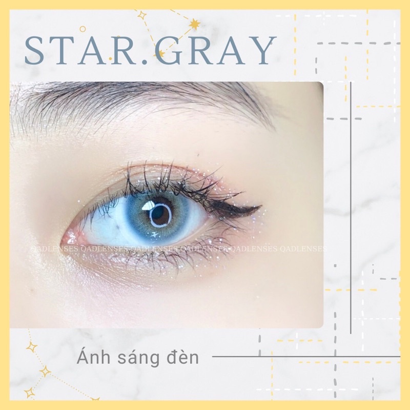 Star Gray - Xám vân ánh sao - Kính Áp Tròng - Lens Khay