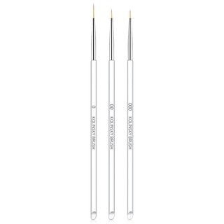 Set Cọ Nét Cán Pha Lê Trong Suốt Cao Cấp Vẽ Móng