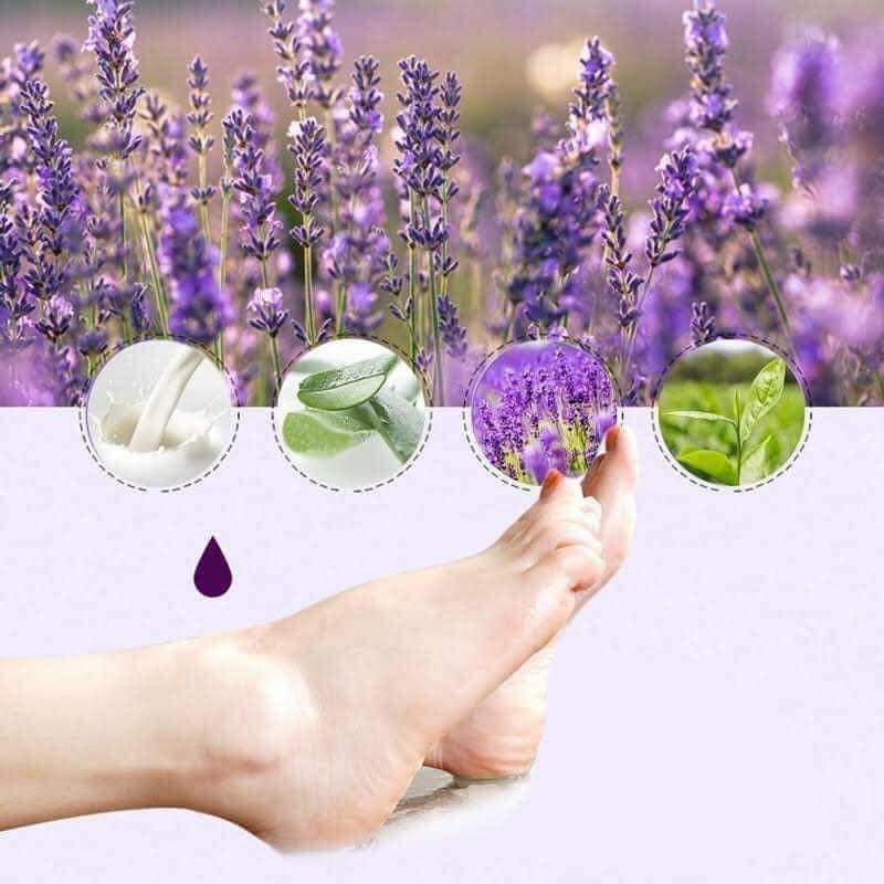 Túi ủ chân TẨY TẾ BÀO CHẾT Lavender Foot Care Pack To Plan Nhật Bản