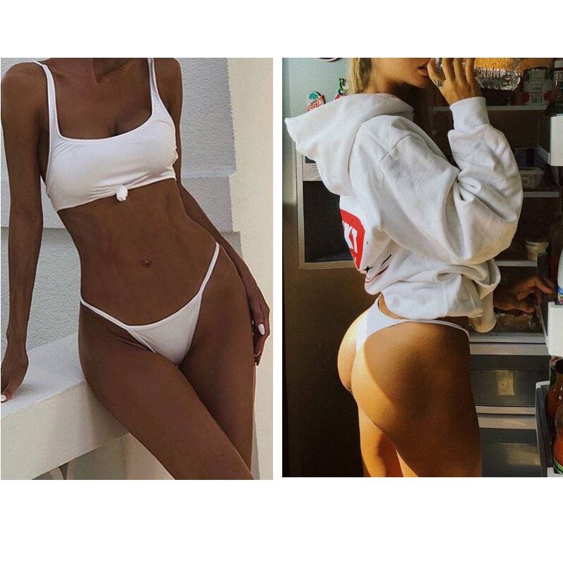 Quần Lót Cotton Nữ Màu Trơn Phong Cách Brazil Gợi Cảm 35-75kg | BigBuy360 - bigbuy360.vn