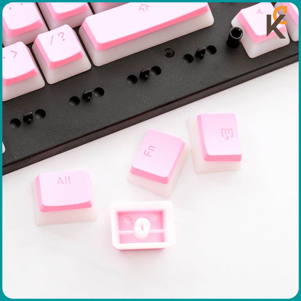 Keycap Pudding PBT OEM Profile 129 nút - Xuyên Led Dành Cho Bàn Phím Cơ