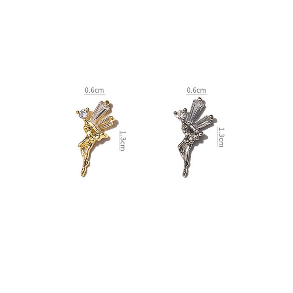 Phụ Kiện Trang Trí Móng Tay Hình Thỏ Hoạt Hình 3D Xinh Xắn